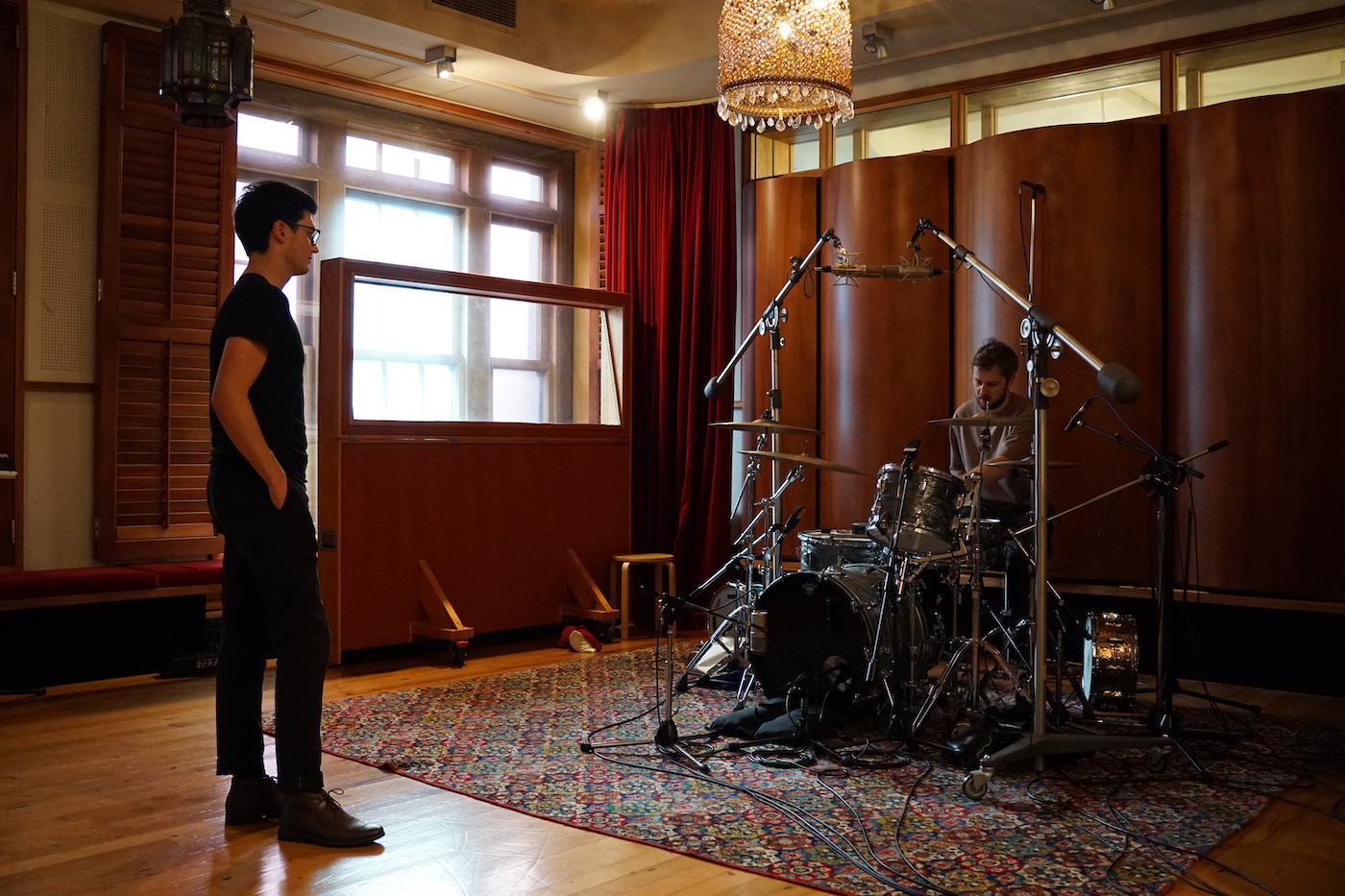 Levi Patel and Ezra Donnelly Discussing Drums